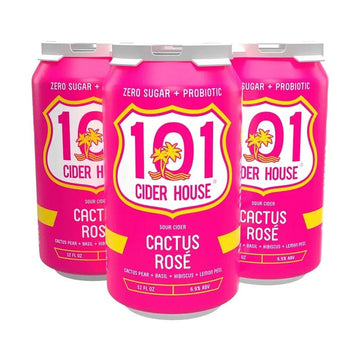 101 Cider House Cactus Ros‚ Sour Cider 4-Pack - ForWhiskeyLovers.com