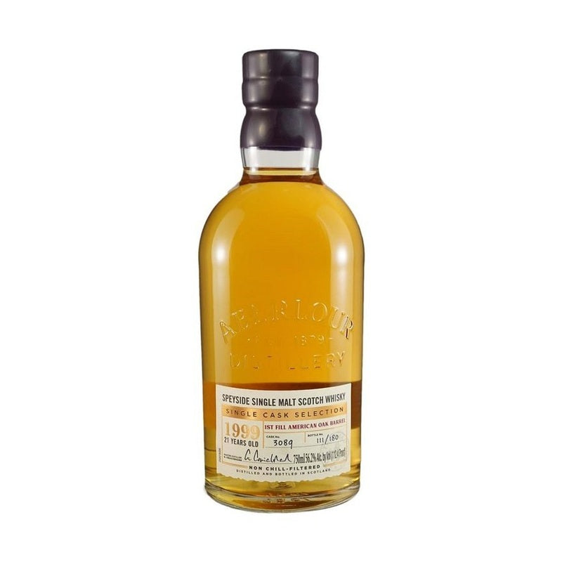 Aberlour 21 Year Old Single Cask First Fill American Oak Barrel 1999 Speyside Single Malt Scotch Whisky - ForWhiskeyLovers.com