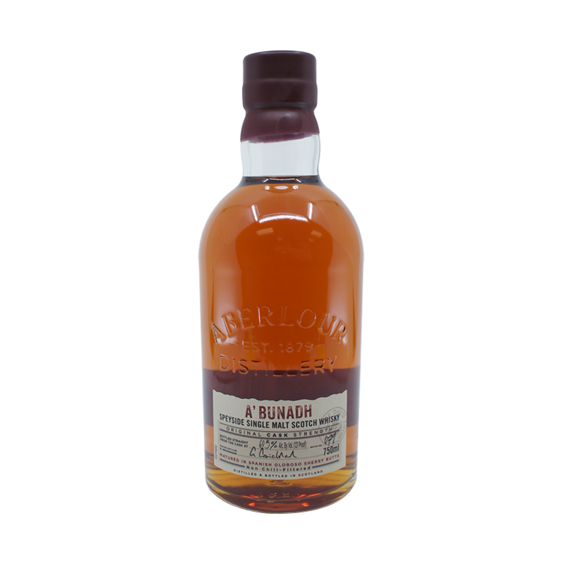 Aberlour A'bunadh Cask Strength 119.8 proof Single Malt 750mL - ForWhiskeyLovers.com