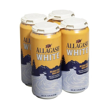 Allagash White 4-pack cans - ForWhiskeyLovers.com