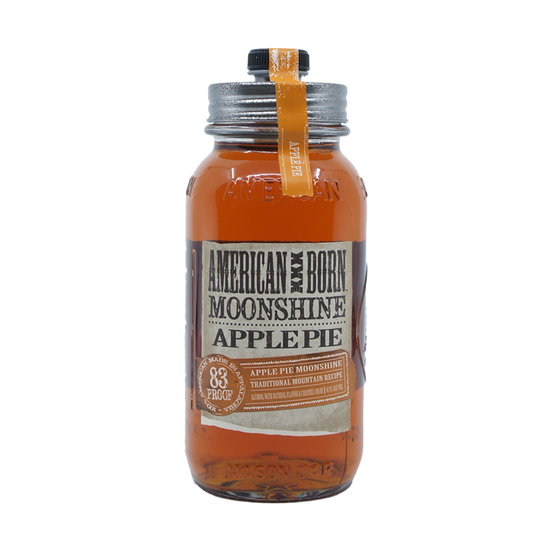 American Born Apple Pie Moonshine - ForWhiskeyLovers.com