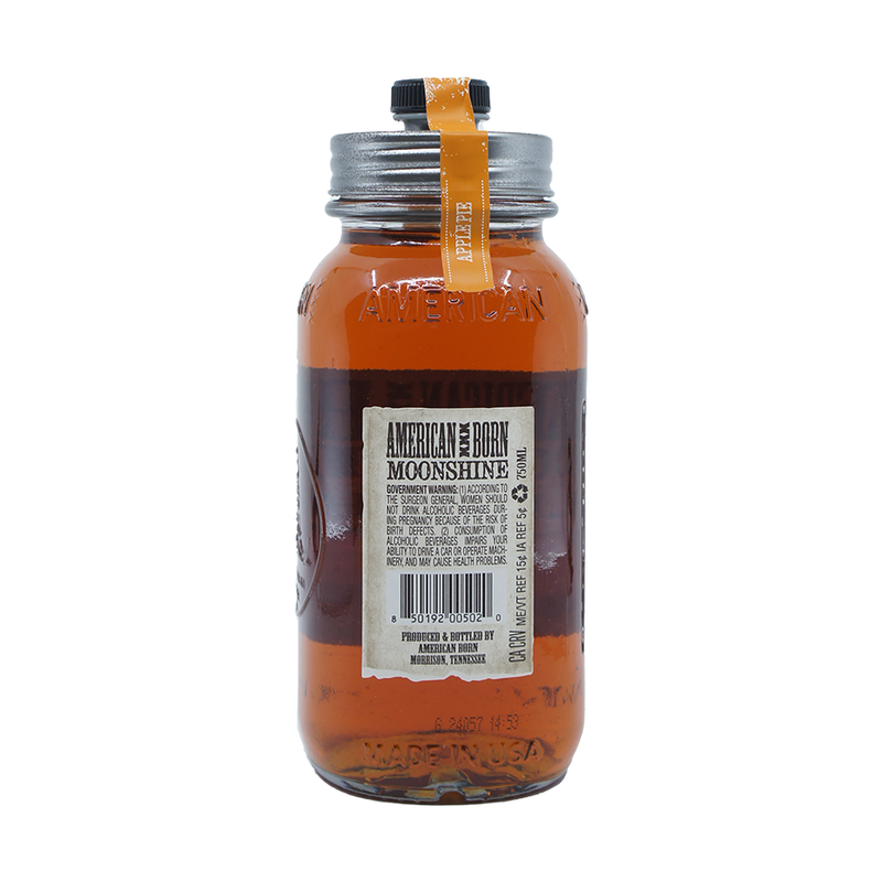 American Born Apple Pie Moonshine - ForWhiskeyLovers.com