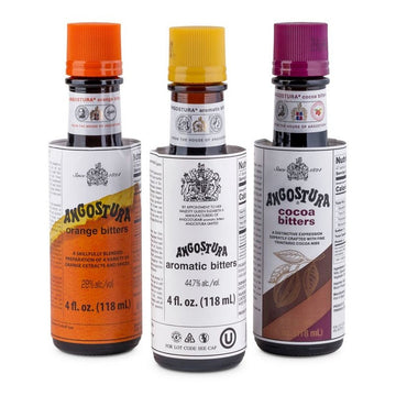 Angostura Bitters Aromatic-Orange-Cocoa 3-Pack 118ml - ForWhiskeyLovers.com