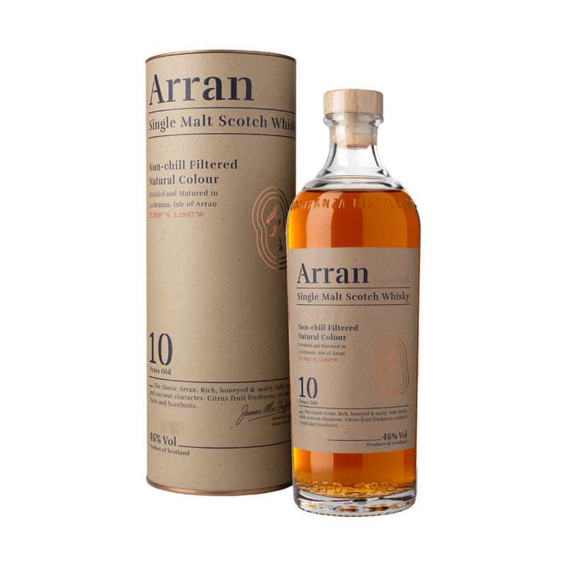 Arran 10 Year Old Single Malt 750mL - ForWhiskeyLovers.com