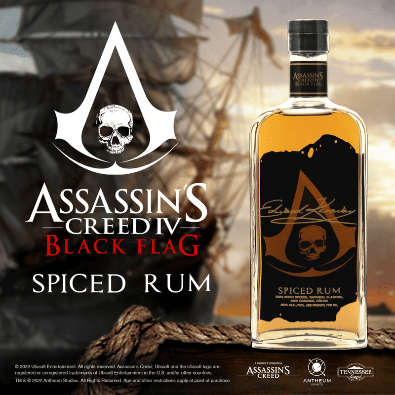 Assassin's Creed Black Flag: Edward Kenway Spiced Rum - ForWhiskeyLovers.com
