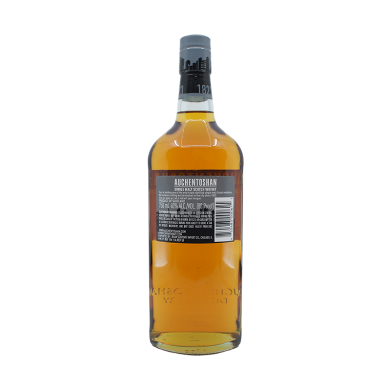 Auchentoshan 12 YO Triple Distilled Single Malt Whisky 750mL - ForWhiskeyLovers.com