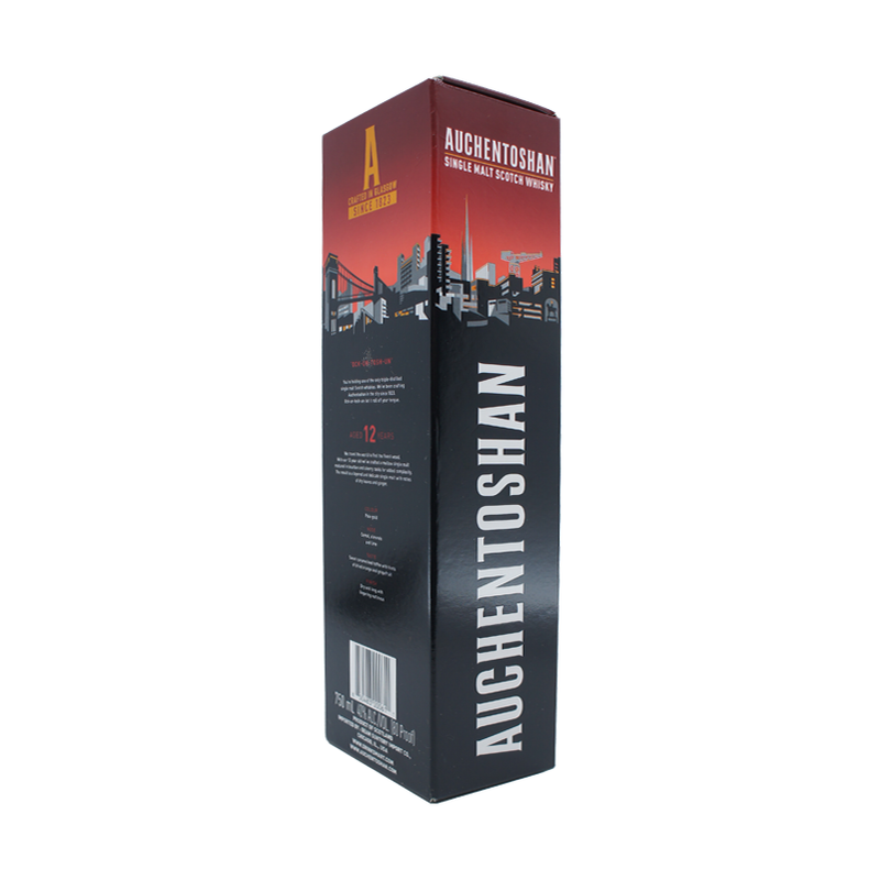 Auchentoshan 12 YO Triple Distilled Single Malt Whisky 750mL - ForWhiskeyLovers.com