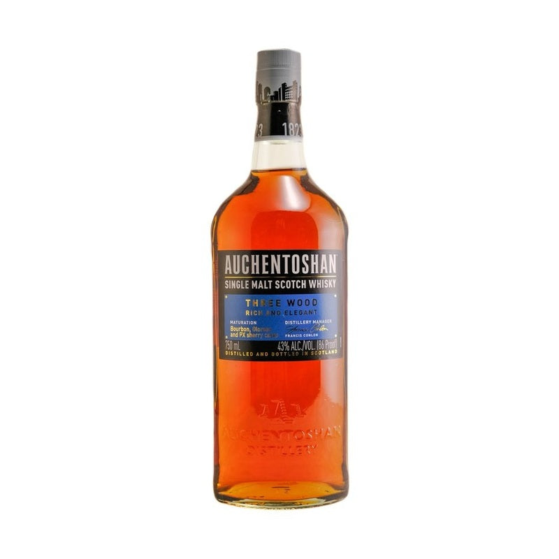 Auchentoshan Three Wood Single Malt Scotch Whisky - ForWhiskeyLovers.com