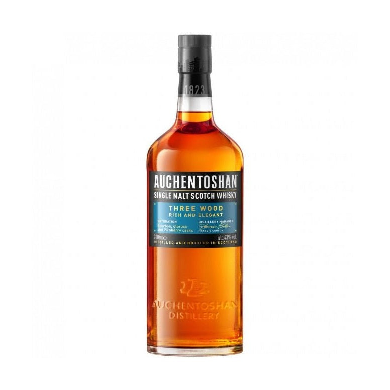 Auchentoshan Three Wood Single Malt Scotch Whisky - ForWhiskeyLovers.com