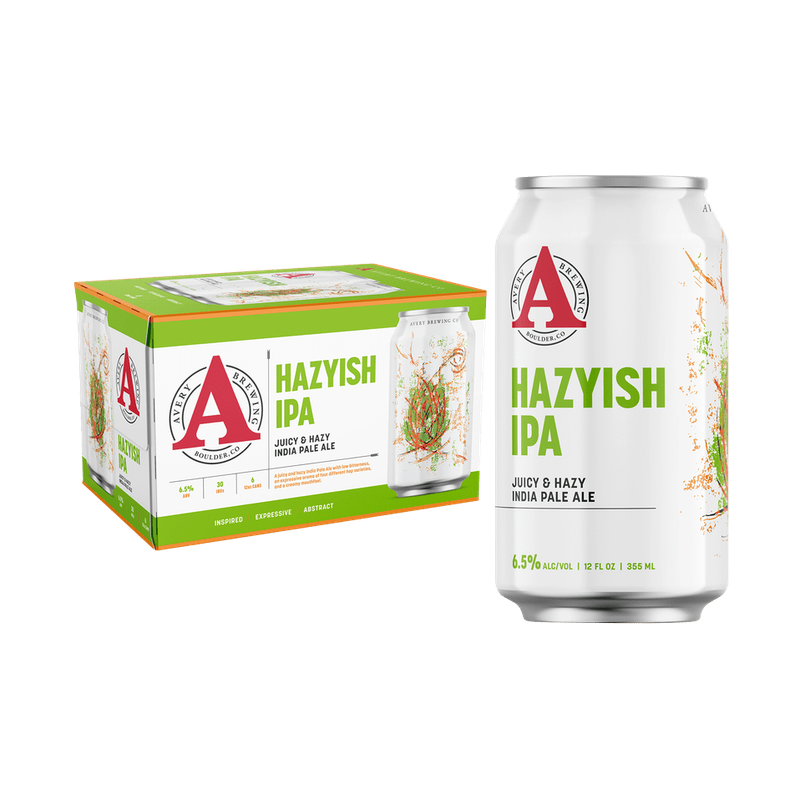 Avery Brewing Co. 'Hazyish IPA' India Pale Ale Beer 6-Pack - ForWhiskeyLovers.com