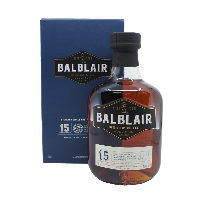Balblair 15 Year Old Highland Single Malt Scotch Whisky - ForWhiskeyLovers.com