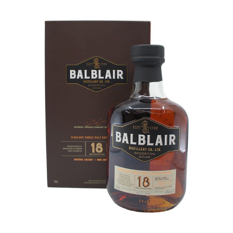 Balblair 18 Year Old Highland Single Malt Scotch Whisky - ForWhiskeyLovers.com