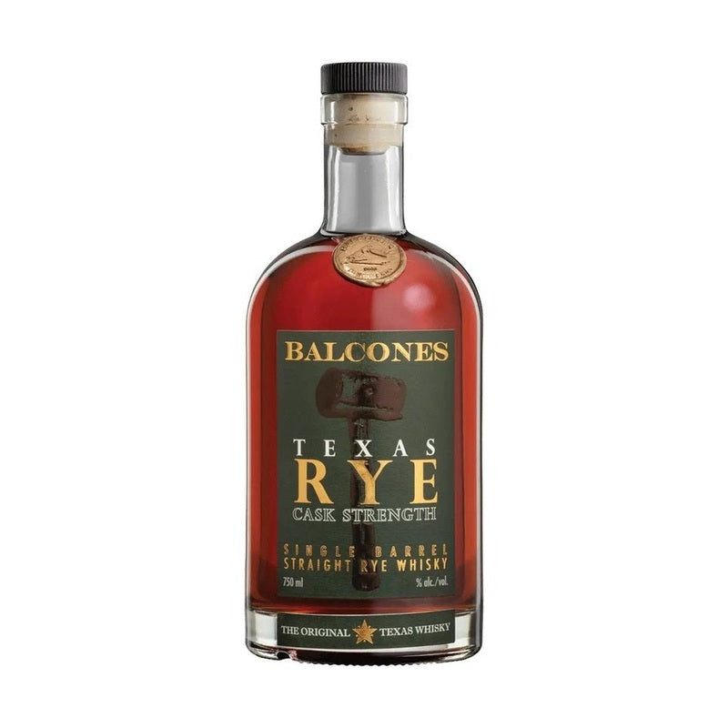 Balcones Texas Rye Cask Strength Single Barrel Straight Rye Whisky - ForWhiskeyLovers.com