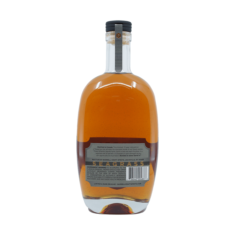 Barrell Gray Label Seagrass 19yr Rye Whiskey - ForWhiskeyLovers.com