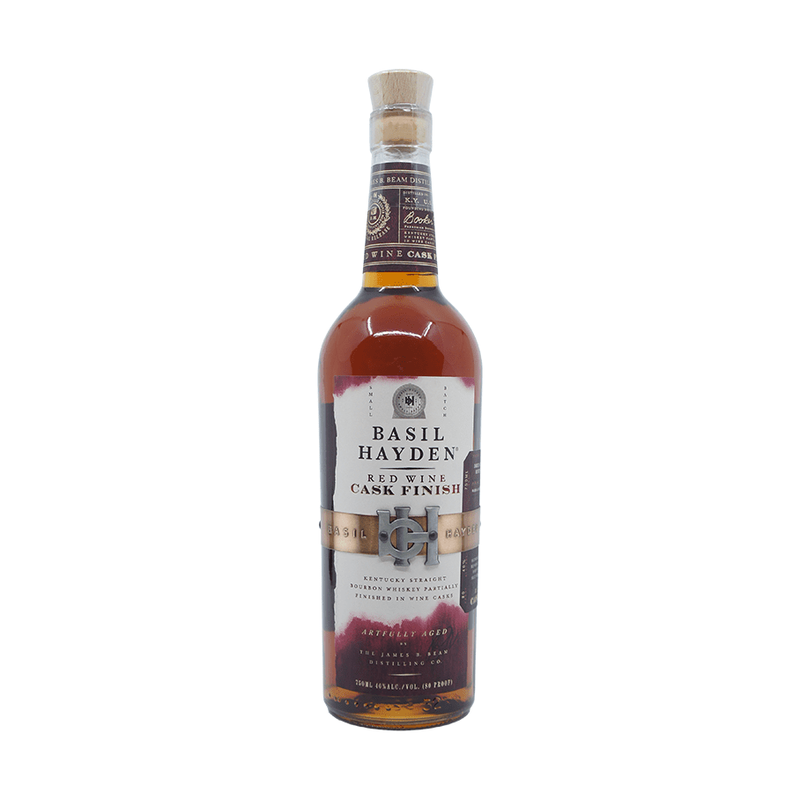 Basil Hayden Red Wine Cask Finish Kentucky Straight Bourbon Whiskey - ForWhiskeyLovers.com