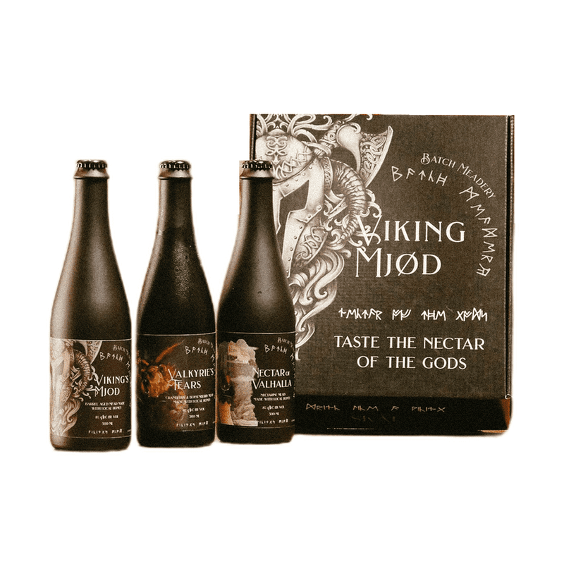 Batch Mead Viking Mead Series 3-Pack Gift Box - ForWhiskeyLovers.com
