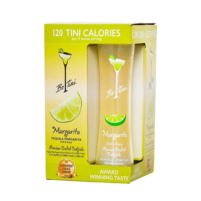 BeTini Margarita Tequila Cocktail 4-Pack - ForWhiskeyLovers.com