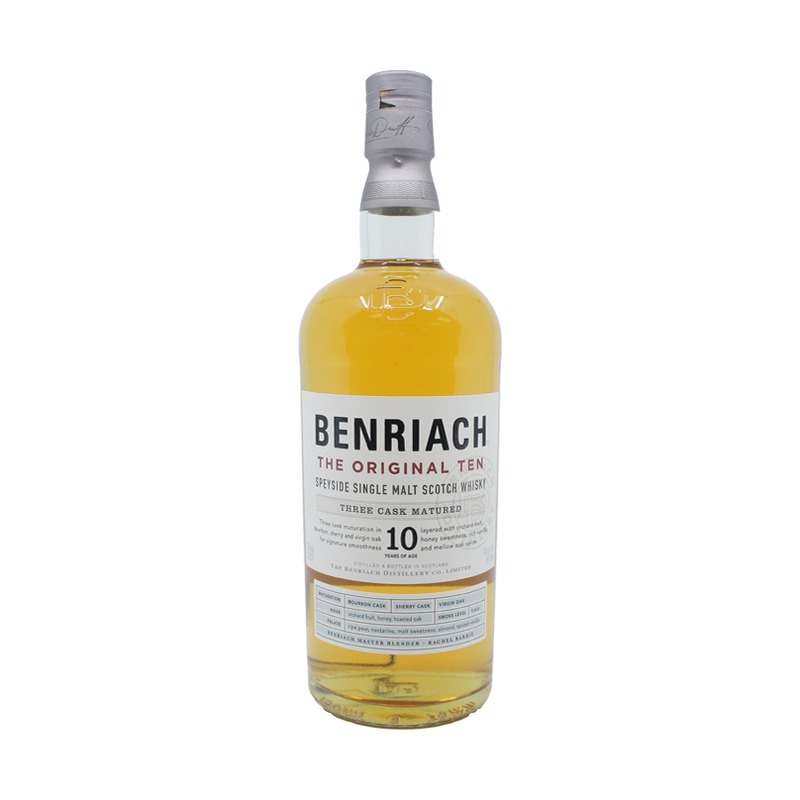 Benriach 10 Year Old 'The Original Ten' Three Cask Matured Speyside Single Malt Scotch Whisky - ForWhiskeyLovers.com