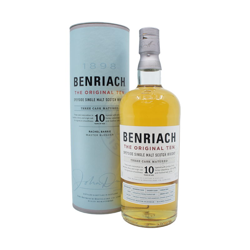 Benriach 10 Year Old 'The Original Ten' Three Cask Matured Speyside Single Malt Scotch Whisky - ForWhiskeyLovers.com