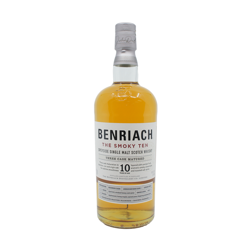 Benriach 10 Year Old 'The Smoky Ten' Speyside Single Malt Scotch Whisky - ForWhiskeyLovers.com