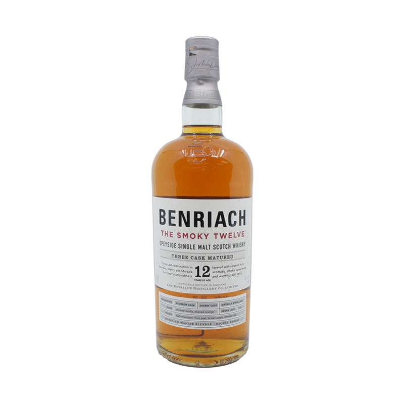 Benriach 12 Year Old 'The Smoky Twelve' Speyside Single Malt Scotch Whisky - ForWhiskeyLovers.com