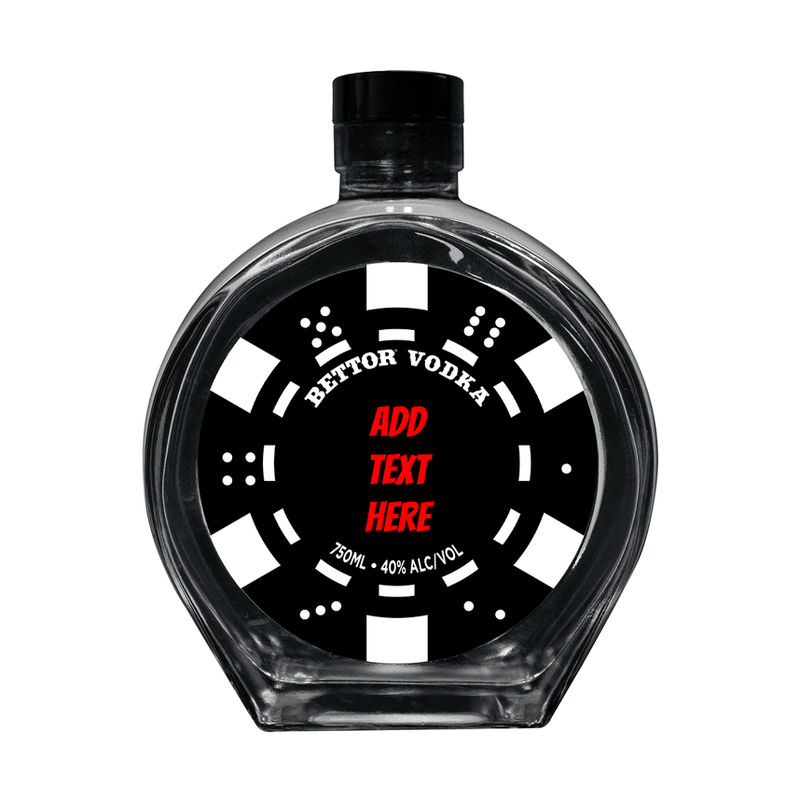 Bettor Vodka Custom Bottle - ForWhiskeyLovers.com