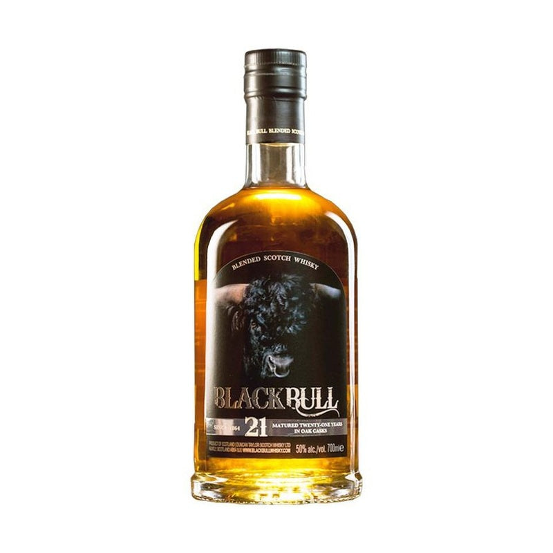 Black Bull 21 Year Old Blended Scotch Whisky - ForWhiskeyLovers.com
