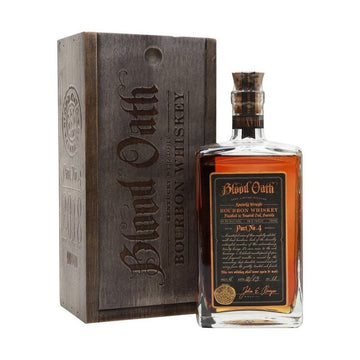 Blood Oath Pact No. 4 Toasted Oak Barrels Finish Kentucky Straight Bourbon Whiskey - ForWhiskeyLovers.com