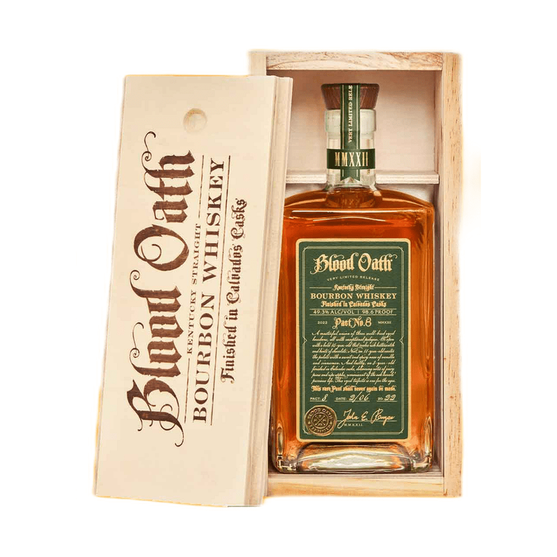 Blood Oath Pact No. 8 Calvados Cask Finish Kentucky Straight Bourbon Whiskey - ForWhiskeyLovers.com
