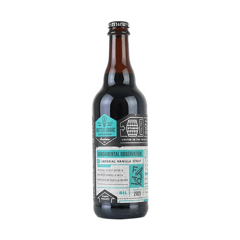 Bottle Logic Brewing Co. 10th Anniversary 'Fundamental Observation' Imperial Stout With Madagascar Vanilla Beans - ForWhiskeyLovers.com