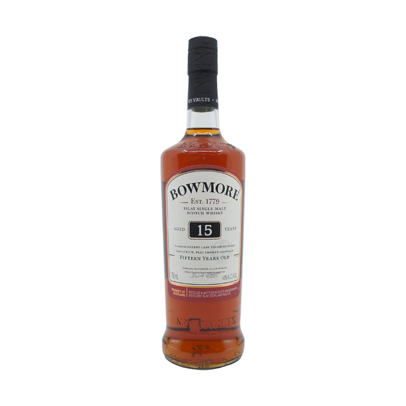 Bowmore 15YO Single Malt Whisky 750mL - ForWhiskeyLovers.com