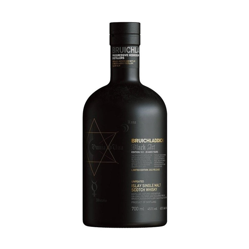 Bruichladdich Black Art 2022 Edition 10.1 29 Year Old Islay Single Malt Scotch Whisky - ForWhiskeyLovers.com
