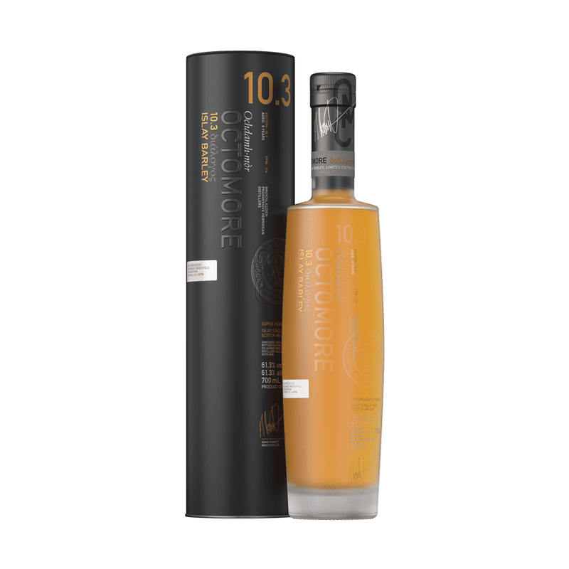 Bruichladdich Octomore 10.3 Edition Super Heavily Peated 6 Year Old Islay Barley Single Malt Scotch Whisky - ForWhiskeyLovers.com