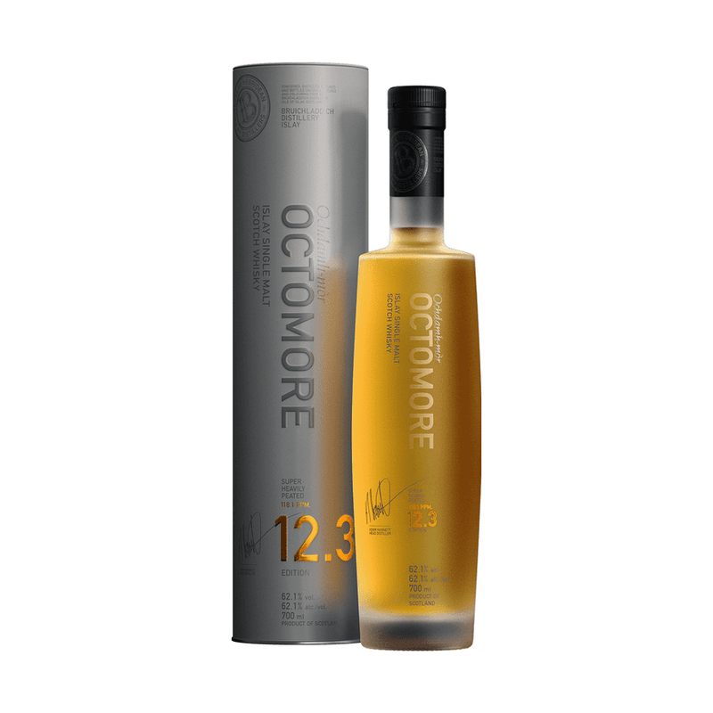 Bruichladdich Octomore 12.3 Edition Super Heavily Peated Islay Single Malt Scotch Whisky - ForWhiskeyLovers.com