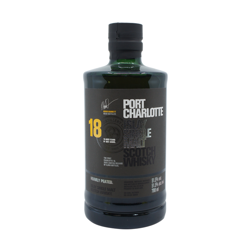 Bruichladdich 'Port Charlotte 18 Year Old' Islay Single Malt