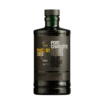 Bruichladdich Port Charlotte PMC:01 2013 Heavily Peated Islay Single Malt Scotch Whisky - ForWhiskeyLovers.com