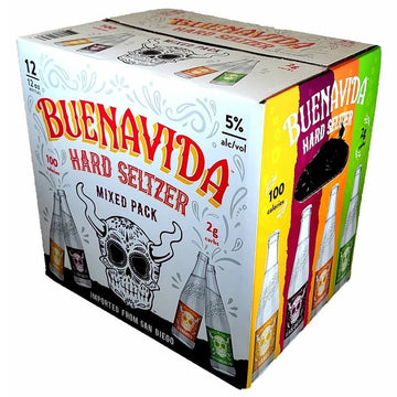 Buenavida Hard Seltzer Mixed 12-Pack - ForWhiskeyLovers.com