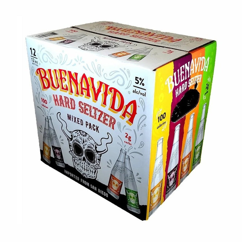 Buenavida Hard Seltzer Mixed 12-Pack - ForWhiskeyLovers.com