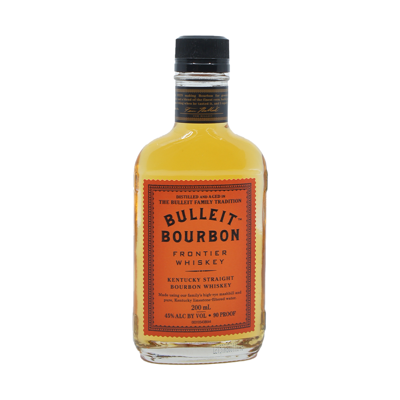 Bulleit Bourbon Kentucky Straight Bourbon Whiskey 200ml - ForWhiskeyLovers.com