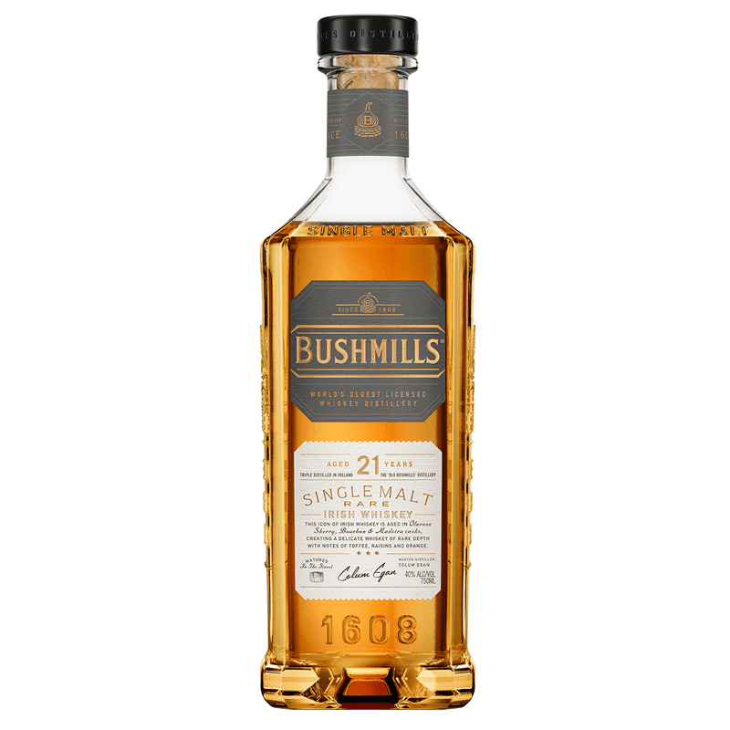 ブッシュミルズ 21 年 アイリッシュ ウイスキー (750ml) - ForWhiskeyLovers.com