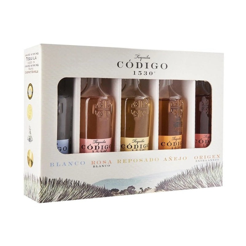 C¢digo 1530 Blanco/Rosa/Reposado/Anejo/Extra Anejo 5-Pack Gift Set - ForWhiskeyLovers.com
