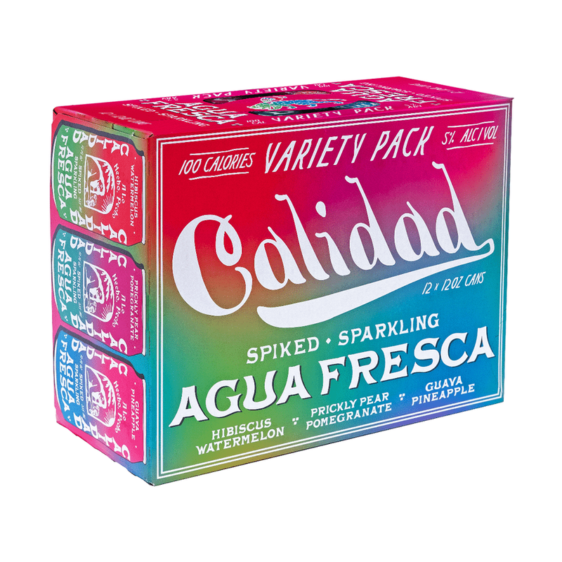 Calidad Agua Fresca Spiked Sparkling Seltzer Variety 12-Pack - ForWhiskeyLovers.com