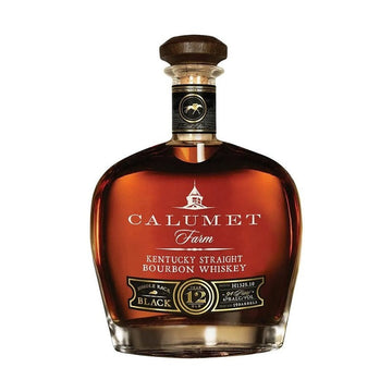 Calumet Farm Single Rack Black 12 Year Old Kentucky Straight Bourbon Whiskey - ForWhiskeyLovers.com
