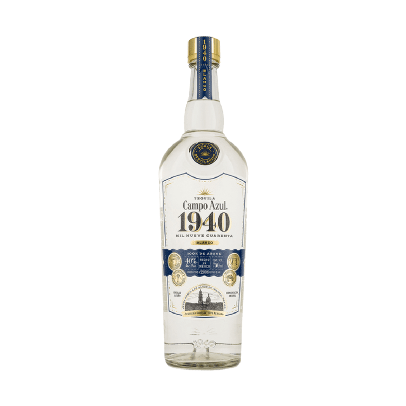 Campo Azul 1940 Blanco Tequila - ForWhiskeyLovers.com