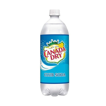 Canada Dry Club Soda Liter - ForWhiskeyLovers.com