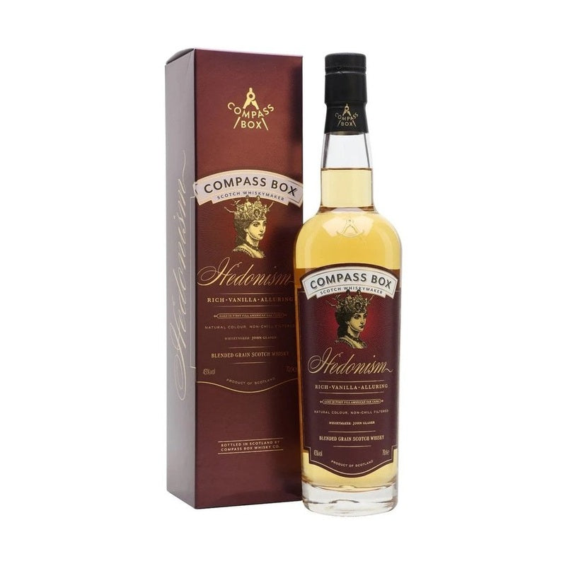 Compass Box Hedonism Vatted Scotch Grain Whisky 750mL - ForWhiskeyLovers.com