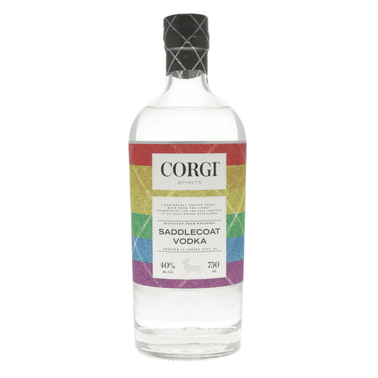 Corgi Spirits Saddlecoat Pride-Label Vodka - ForWhiskeyLovers.com