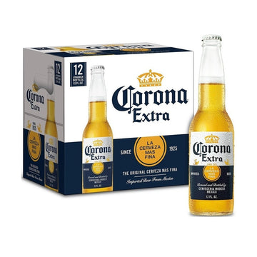 Corona Extra Beer 12-Pack - ForWhiskeyLovers.com