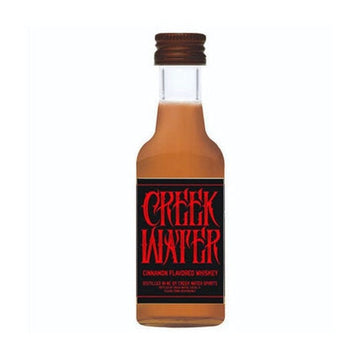 Creek Water Cinnamon Flavored Whiskey 12 x 50mL - ForWhiskeyLovers.com