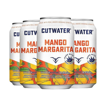 Cutwater Mango Margarita 4-Pack Cocktail - ForWhiskeyLovers.com